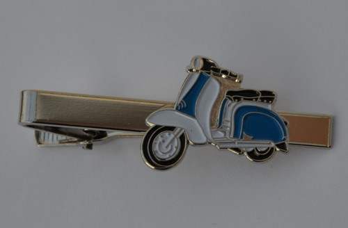 Royal blue white mod scooter - royal,