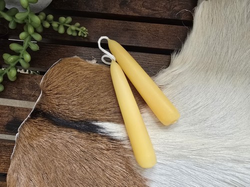 Hand dipped pure beeswax - hand,