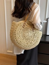 Lady Boho Woven Handbag Beach