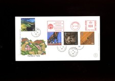 1999 Farmers Royal Mail FDC National Association of Farriers meter slogan.