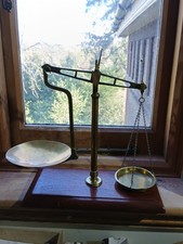 Antique brass wood bush and - brass,