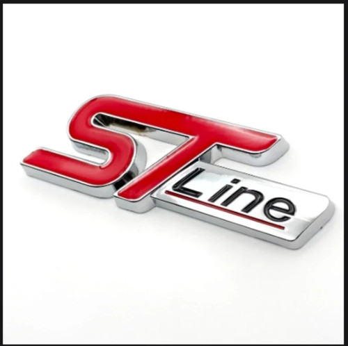 Silver red line - red, rear