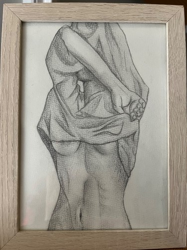 Original pencil drawing - pencil,