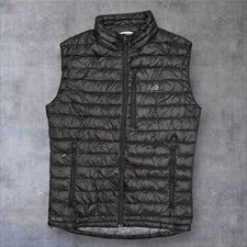 Mens Black Rab Microlight Vest Pertex Quantum Padded Gilet Jacket (Size S) S185