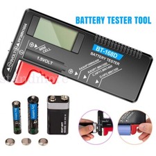 Universal Battery Tester with LCD Digital Display for 9V AA AAA Button Cell Tool