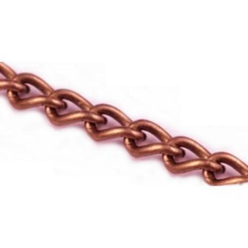 Brass twisted curb - brass,