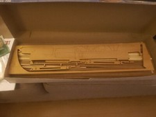 panart armed launch model.  Scale 1:16. Art. 748. Boxed but opened. All parts