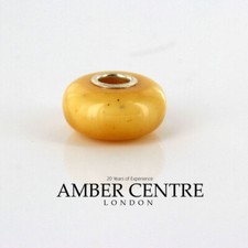 Amber Trolls fits all charm bracelets German Baltic Amber 925 Ag RRP£60!!! CHA11