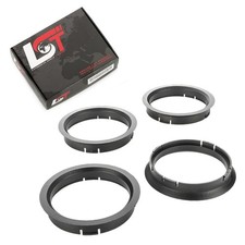 4x Centering Rings Black for