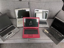 5 Used Laptops For Spares And Repairs