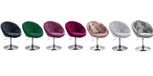 Velvet bar stool - bar, for
