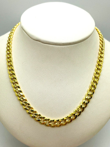 9ct yellow gold hollow curb - yellow,