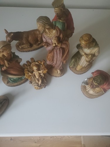 Vintage italian nativity - vintage,