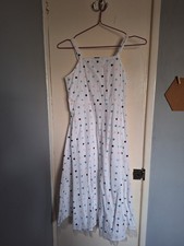 Adams Girls Polka Dot Size 10 Years Dress