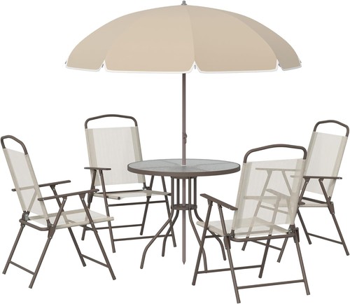 Piece garden dining set with - piece,