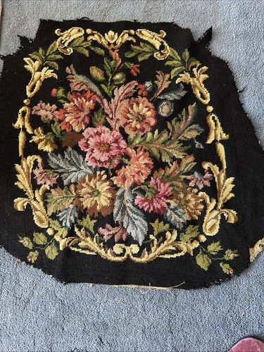 Antique large tapestry chair - large,