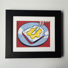 TATE Modern Roy Lichtenstein Framed Mustard On White Giclee Print
