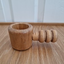 Wooden Screw Nut Cracker Vintage
