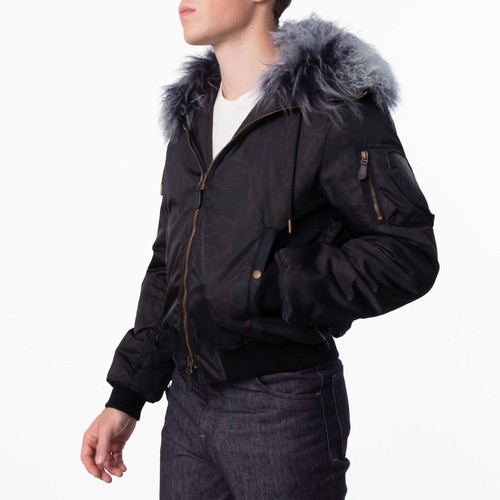 Burberry paisley nylon bomber - burberry,