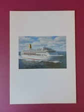 P&O Cruises ORIANA Captain's Welcome Aboard Dinner Menu Sunday 24 December 1995