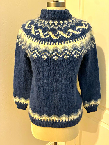 Vintage handknitted 100 - handknitted, 100%