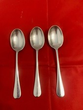 3 Antique Silver Plate Rattail