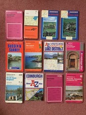 12 Old Road Maps. Some