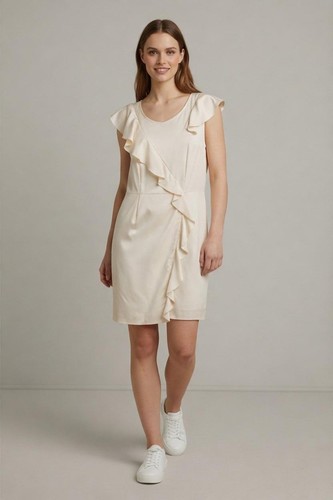 Oliver bonas cream ruffle - bonas,