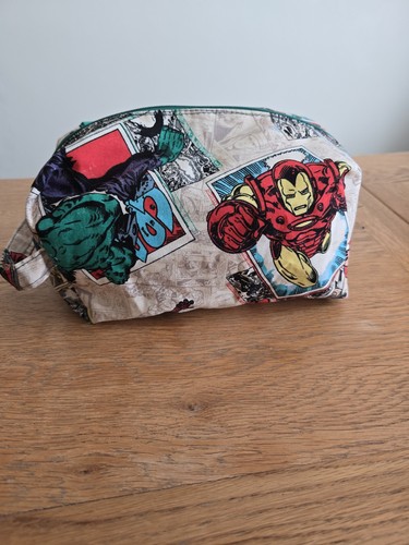 Handmade marvel comic pouch - handmade,