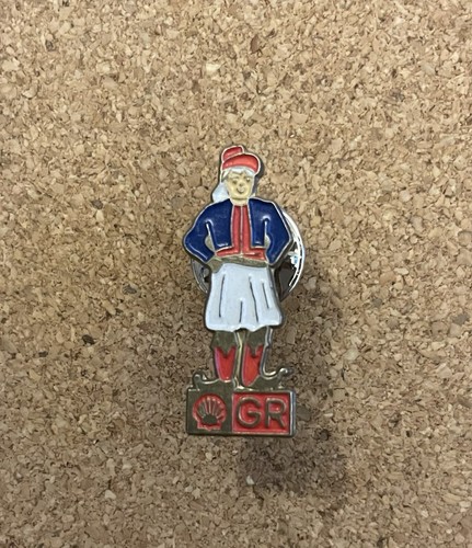 Vintage shell oil - oil, pin