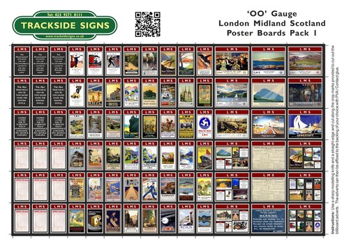 Lms model railway poster - lms,
