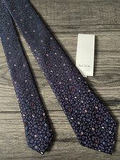 PAUL SMITH FLORAL SILK NARROW