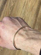 SOLID 9ct Yellow Gold Mens 3mm