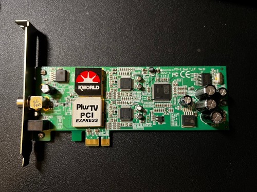 Kworld dvb pci card with - dvb-t, pci-e