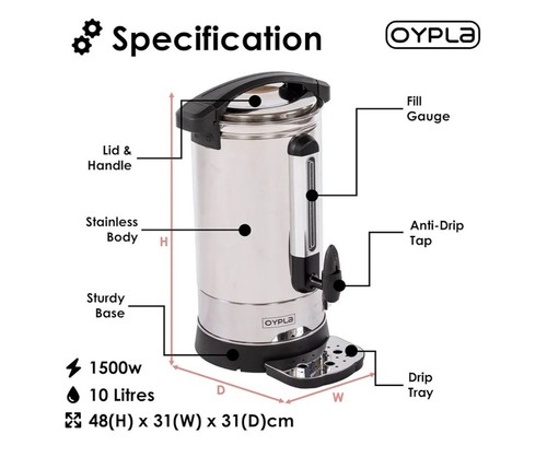 Oypla electrical 10l catering - electrical,