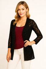 Women’s Sheer Lace Cardigan