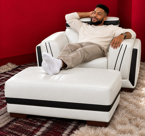 Luxurious genuine leather - luxurious,