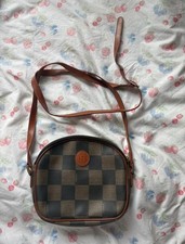 90s Fendi Pecan Checkerboard