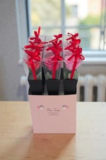 Pink rose soap - pink, box