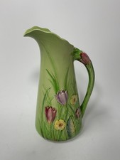Large Vintage Carlton Ware Springtime Crocus Jug, 25.8cm high, number 1765