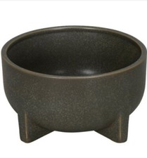 Black bowl planter indoor