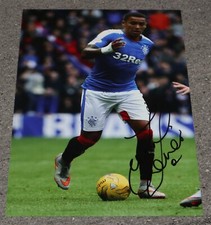 James Tavernier Personally Hand SIGNED Autograph 12x8 Photo - Rangers Gift