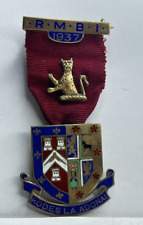 1937 Royal Masonic Benevolent Institution Hallmarked silver Gilt Jewel Original