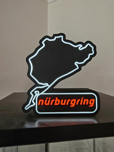 Nürburgring light box - nürburgring, wall