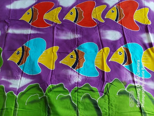 Bali sarong hand painted batik - painted,