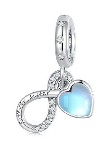 Forever sister heart pendant - sister,