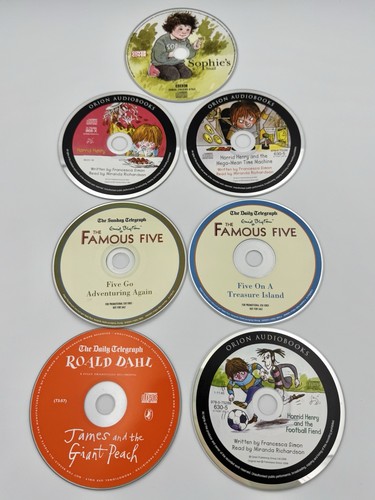 Children audiobook cds - 7x,