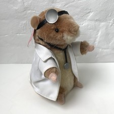 Gemmy Industries Vintage Dancing And Singing Hamster 2002 Doctor Working