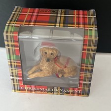 Sandicast Dog Christmas Tree Ornament Golden Retriever Xmas Gift New In Box