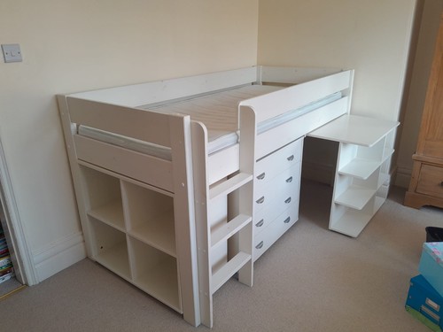 Stompa mid sleeper bed - , with